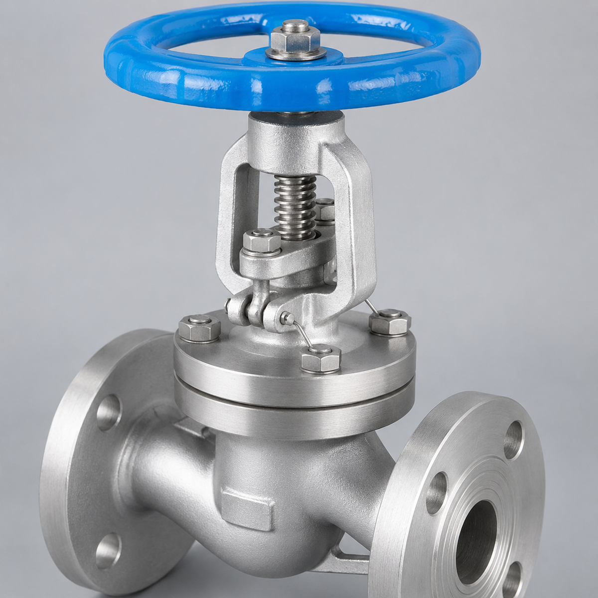 🔧 Industrial Globe Valve | Metal Construction | Reliable Flow Control