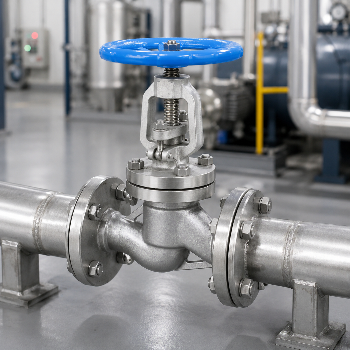 🔧 Industrial Globe Valve | Metal Construction | Reliable Flow Control
