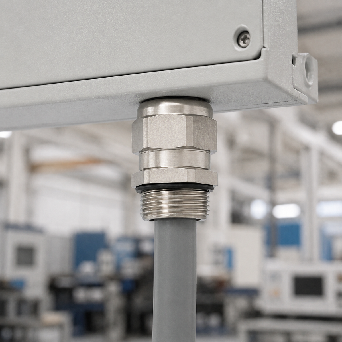 ⚙️ Metal Cable Gland | Waterproof Seal | Secure Cable Protection