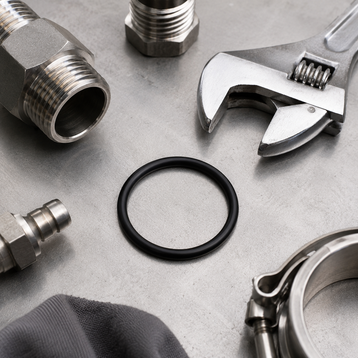 🔘 Rubber O-Ring | Flexible Seal | Reliable Leak Protection