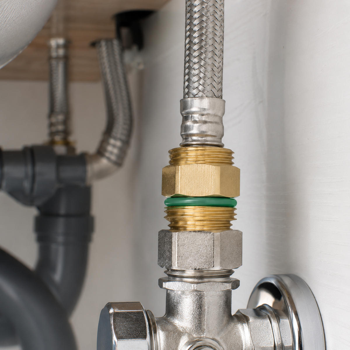🟢 Green O-Ring Seal | Flexible Design | Reliable Leak Protection