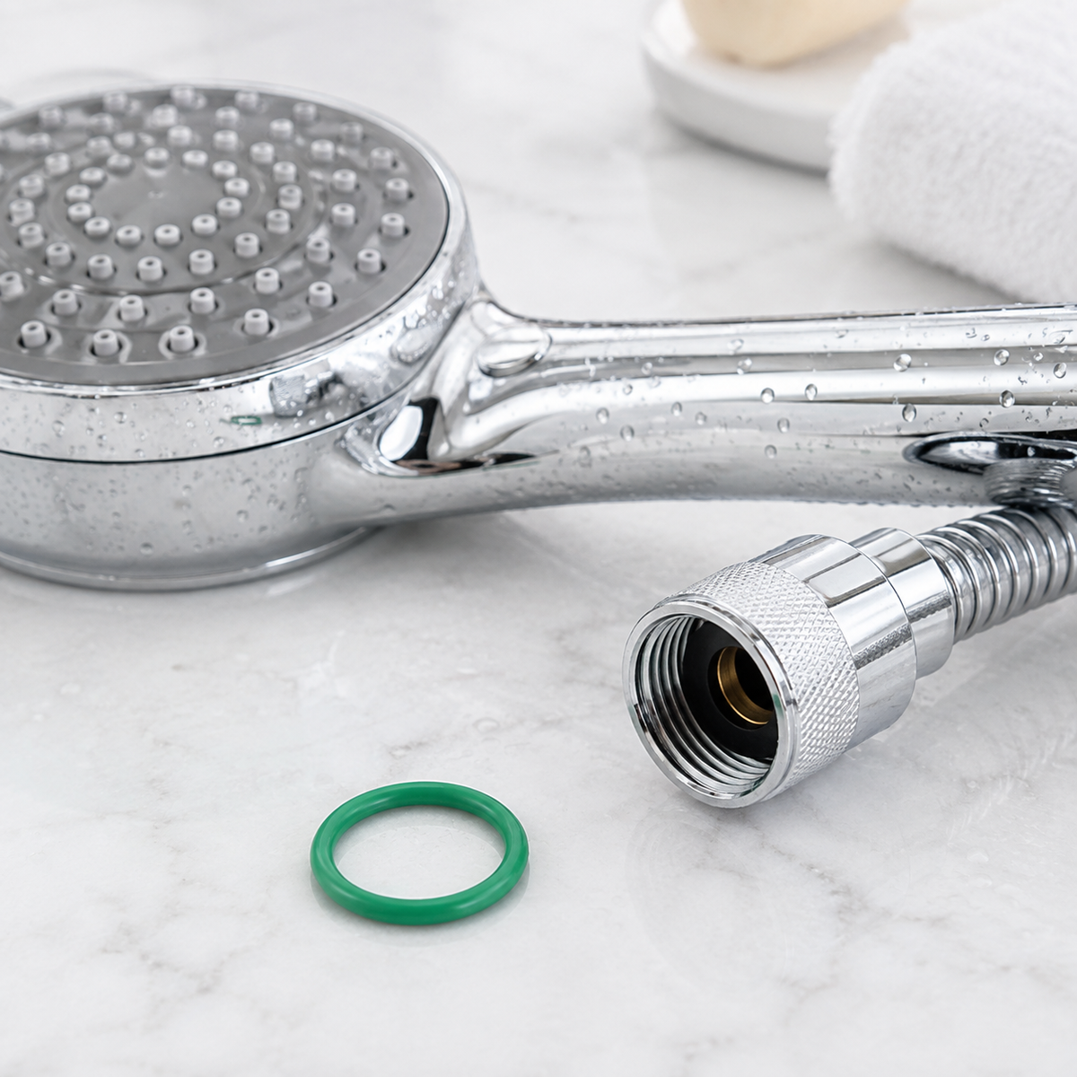 🟢 Green O-Ring Seal | Flexible Design | Reliable Leak Protection