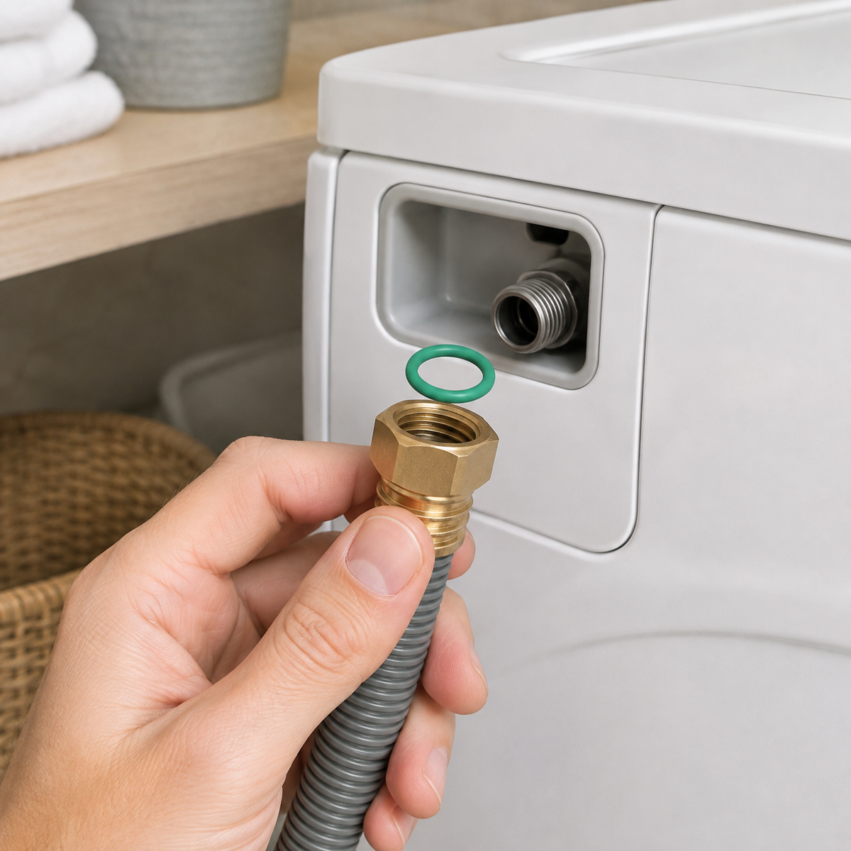 🟢 Green O-Ring Seal | Flexible Design | Reliable Leak Protection