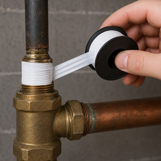 🔧 PTFE Thread Seal Tape | Flexible Wrap | Plumbing Connection Essential