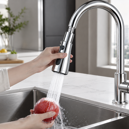 🚿 Faucet Aerator | Metal Kitchen Families | 360° Spray Control