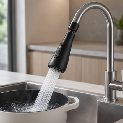 🚿 Faucet Aerator | Metal Kitchen Families | 360° Spray Control