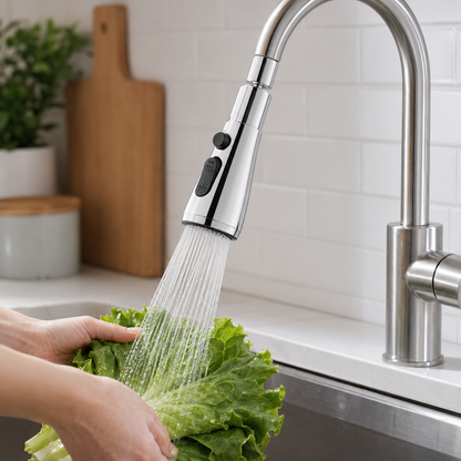 🚿 Faucet Aerator | Metal Kitchen Families | 360° Spray Control