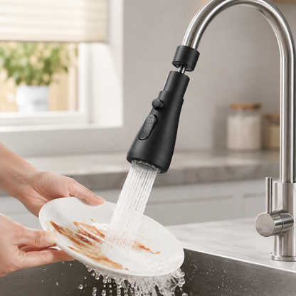 🚿 Faucet Aerator | Metal Kitchen Families | 360° Spray Control