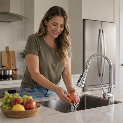 🚿 Faucet Aerator | Metal Kitchen Families | 360° Spray Control