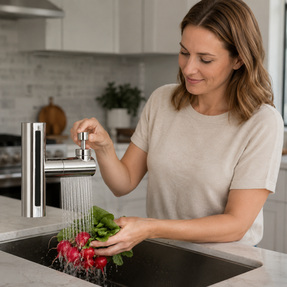 🚿 Faucet Aerator | Chrome Kitchen Families | Wide Swivel Spray