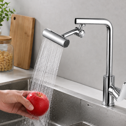 🚿 Faucet Aerator | Chrome Kitchen Families | Wide Swivel Spray