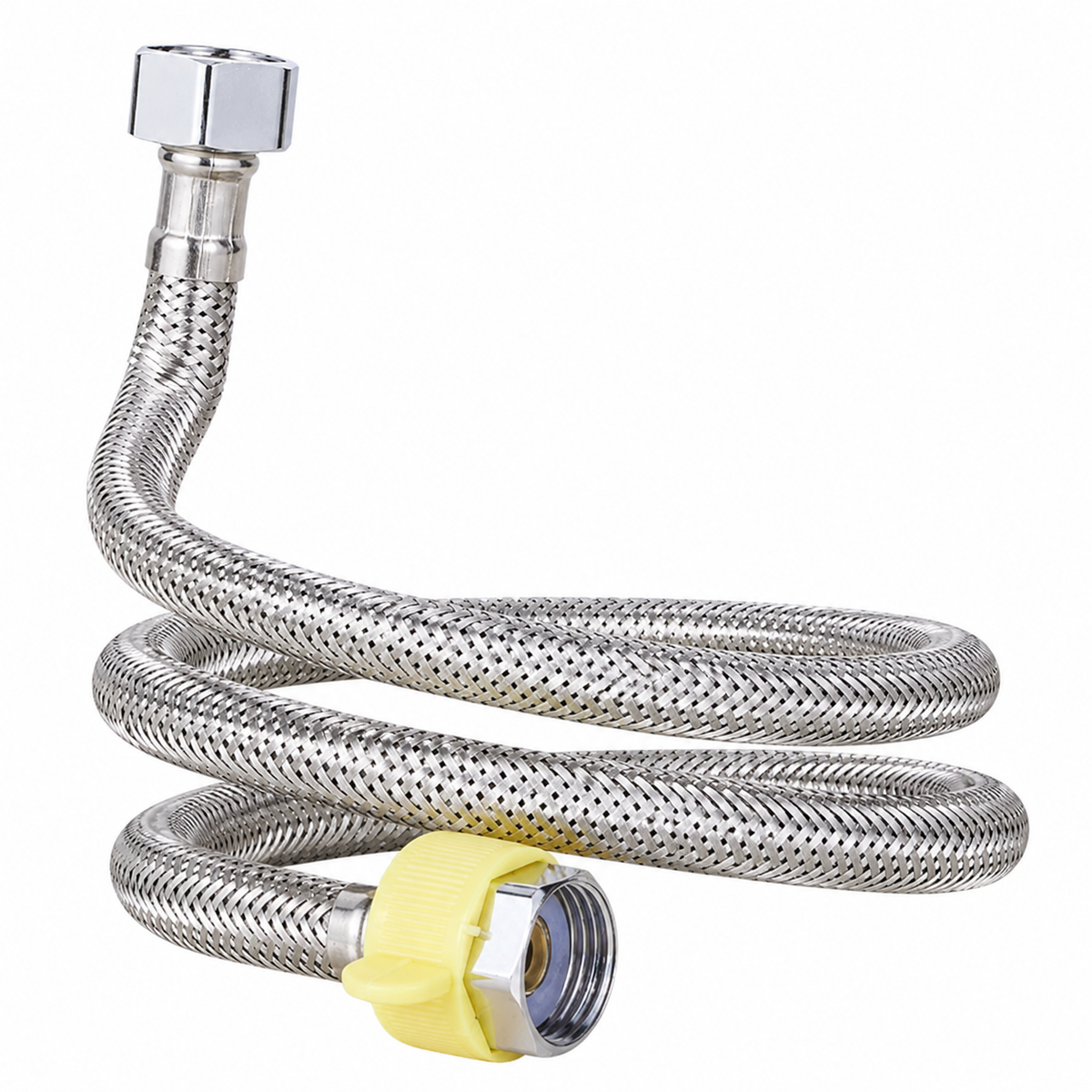 🔧 Heater Hose | Braided Steel Homeowners | Flexible Silver Connector