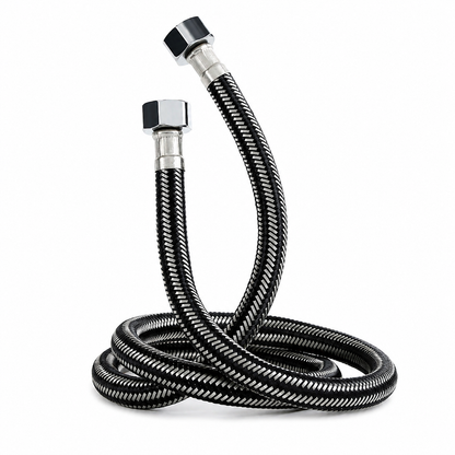 🔧 Plumbing Hose | Braided Steel Utility Homeowners | Flexible Connector