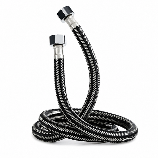🔧 Plumbing Hose | Braided Steel Utility Homeowners | Flexible Connector