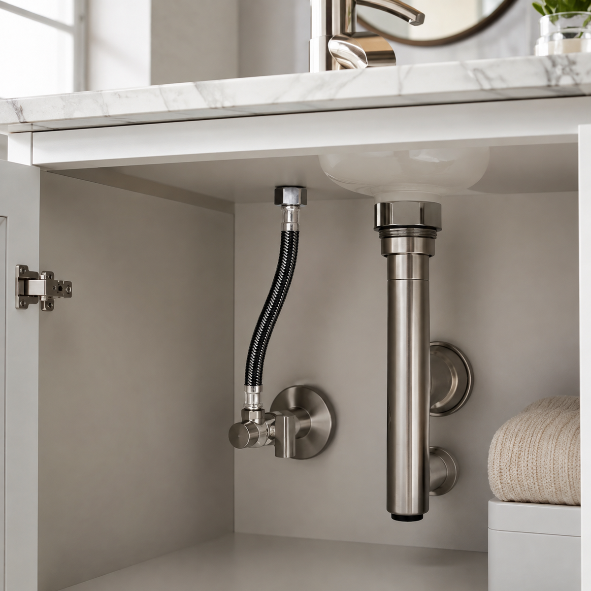 🔧 Plumbing Hose | Braided Steel Utility Homeowners | Flexible Connector