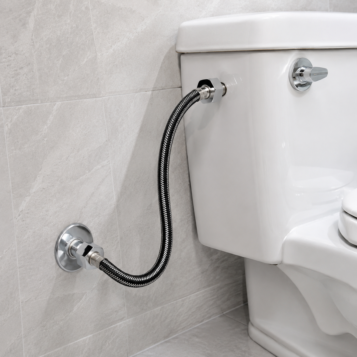 🔧 Plumbing Hose | Braided Steel Utility Homeowners | Flexible Connector
