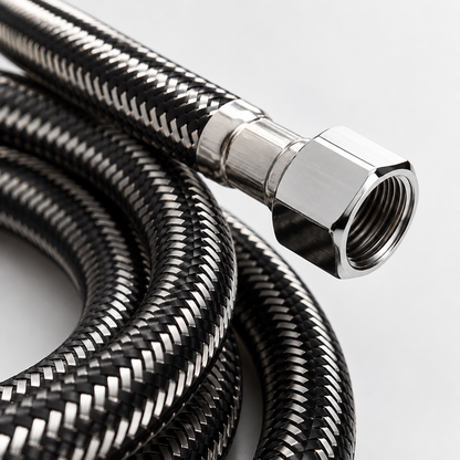 🔧 Plumbing Hose | Braided Steel Utility Homeowners | Flexible Connector