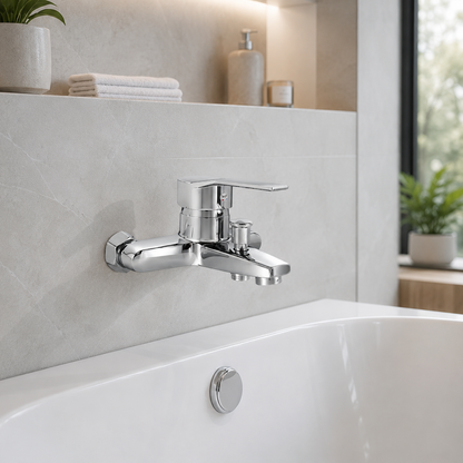 🚿 Bath Faucet | Chrome Bathroom Homeowners | Sleek Diverter Control