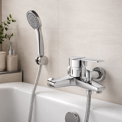 🚿 Bath Faucet | Chrome Bathroom Homeowners | Sleek Diverter Control