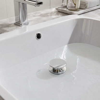 🛁 Sink Stopper | Brass Bathroom Homeowners | Polished Pop-Up Seal
