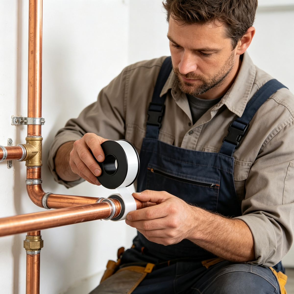 🔧 PTFE Thread Seal Tape | Flexible Wrap | Plumbing Connection Essential