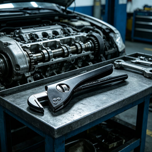 🔧 Stubby Adjustable Wrench | Compact Wide-Jaw Tool
