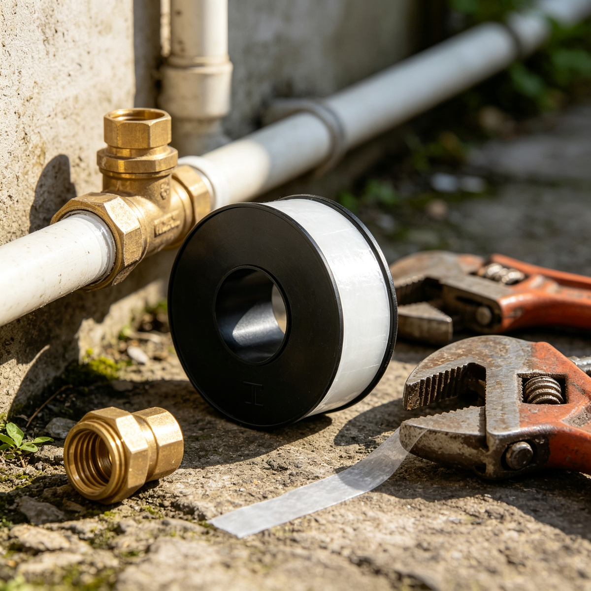 🔧 PTFE Thread Seal Tape | Flexible Wrap | Plumbing Connection Essential