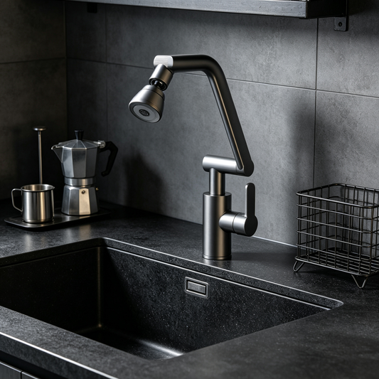 🚰 Modern Kitchen Faucet | Adjustable Swivel Spout | Flexible Sink Water Fixture
