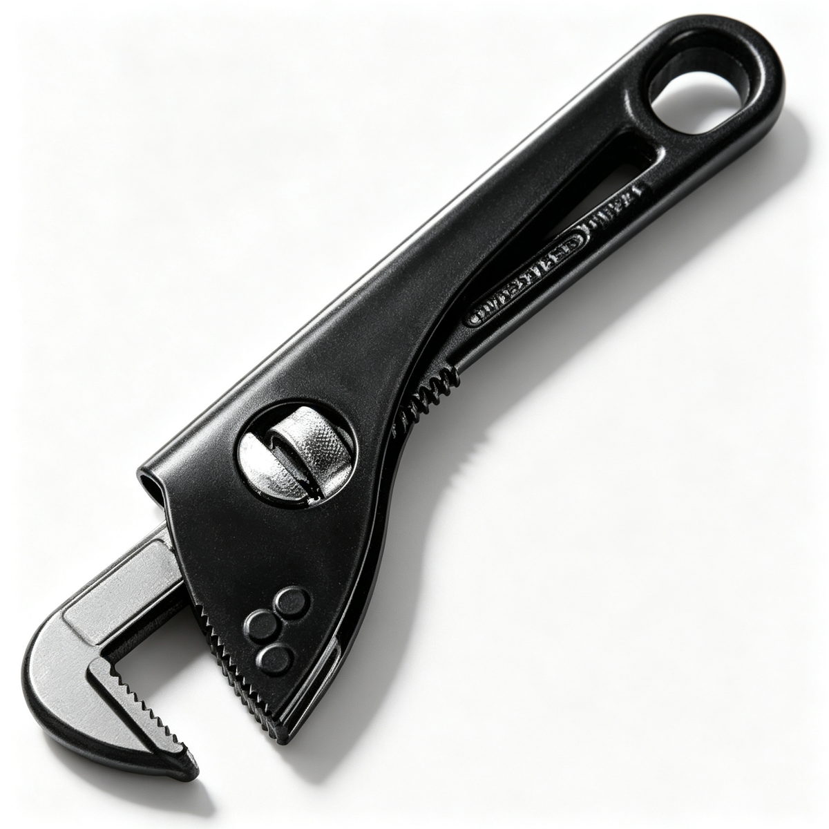 🔧 Stubby Adjustable Wrench | Compact Wide-Jaw Tool