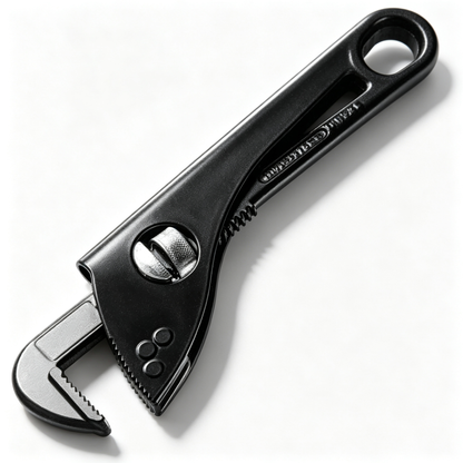 🔧 Stubby Adjustable Wrench | Compact Wide-Jaw Tool