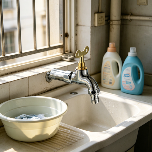 🔐 Lockable Stainless Steel Faucet | Key-Controlled Outdoor Tap | Secure Water Access