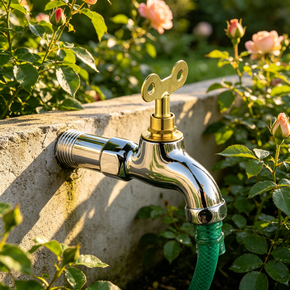 🔐 Lockable Stainless Steel Faucet | Key-Controlled Outdoor Tap | Secure Water Access
