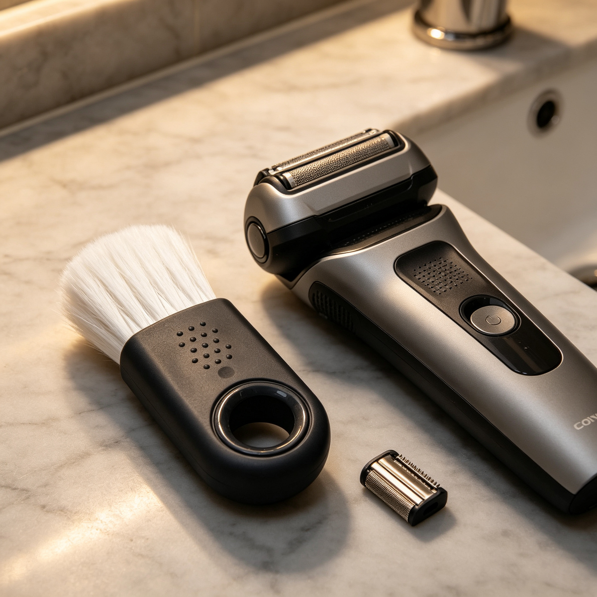 🪒 Razor Cleaning Brush | Compact Shaver Cleaner